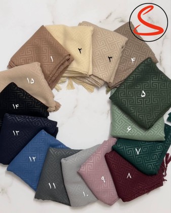روسری کریشه نخ ورساچه 10 کد C25361