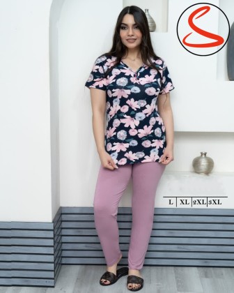 بلوز و شلوار خانگی L کدS25487