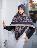 روسری سیا اسکارف سرمه ای کد C25606
