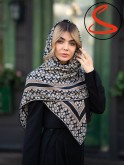 روسری نخی طرح برند 6 کد C25683