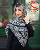 روسری نخی طرح برند 7 کد C25690