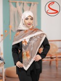 روسری سیا اسکارف پاپیونی پوست پیازی کد C25865