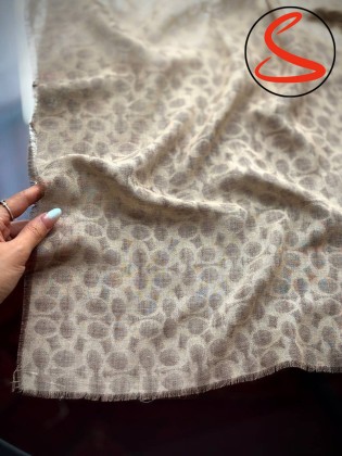روسری نخ پنبه طوسی روشن کد C25921