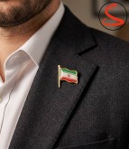 بج سینه طرح پرچم ایران کد C25991