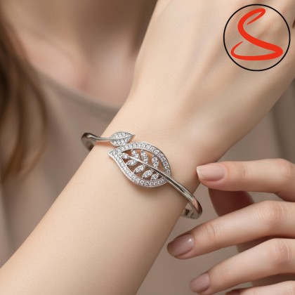 دسبتند طرح گل فول نگین کد C26327
