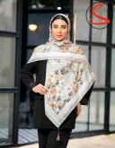 روسری سیا اسکارف کرم کد C26579