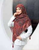 روسری نخی منگوله دار کد C23107