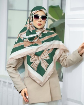 روسری ابریشم توییل کد C23443