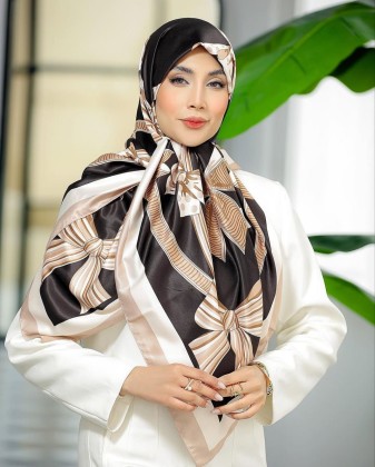 روسری ابریشم توییل کد C23450
