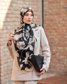 روسری نخی یونیک مشکی کد C23814