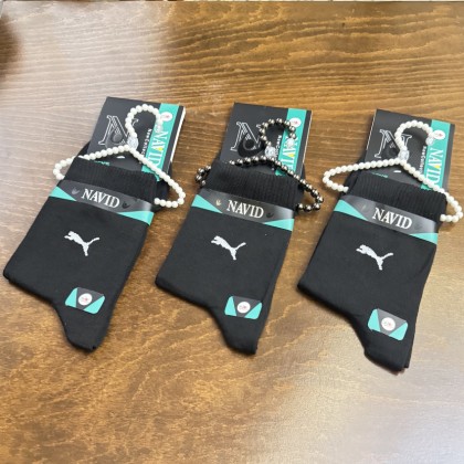 جوراب مردانه navid نیم ساق بسته 3 عددی پک 2 کد S24052