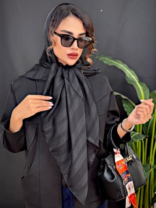 روسری مشکی یونیک وارداتی ترک کد C24311