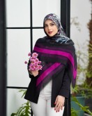 روسری نخی سیا اسکارف کد C24521